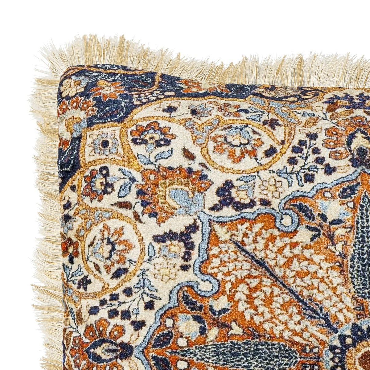 Asu Floral Cushion - Brown