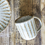 Fleur Stoneware Mug 350ml - Beige