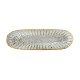 Fleur Stoneware Platter - Grey
