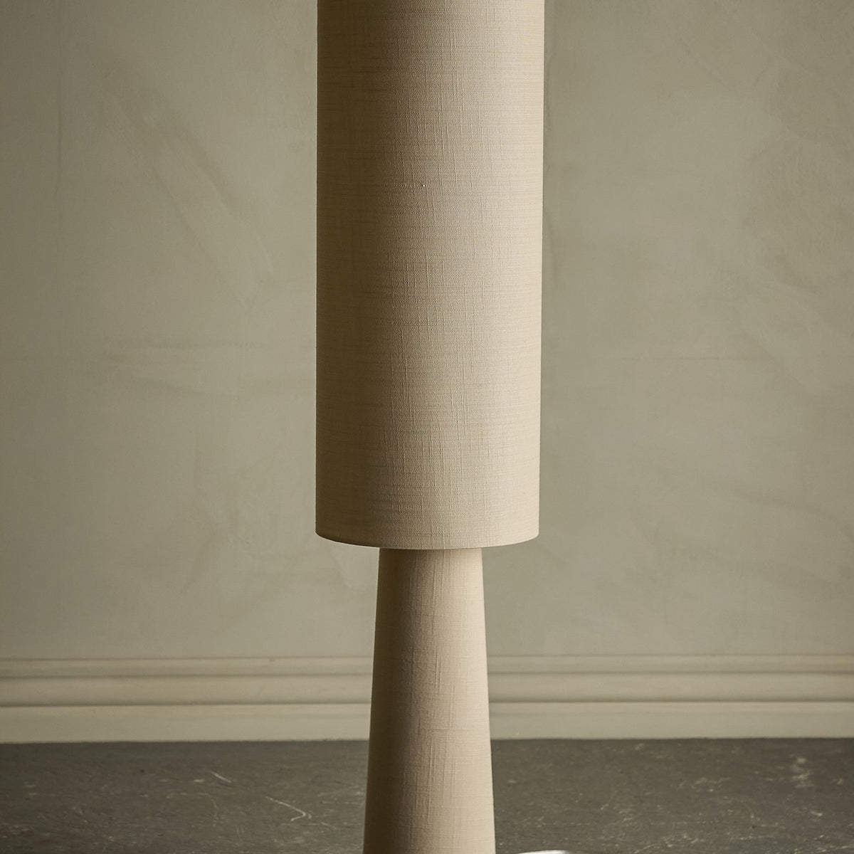 Emmie Linen Floor Lamp - Natural