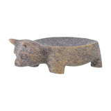 Vigo Soapstone Bowl 12.5x8cm - Brown