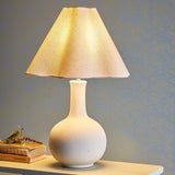 Heide Stoneware Table Lamp - White