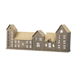 Noeli Iron Christmas Tealight Holder - Grey