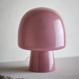 Paddy Mushroom Glass Table Lamp - Pink