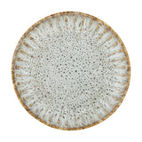 Fleur Stoneware Plate - Cream