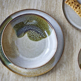 Jules Stoneware Deep Plate - Green