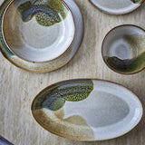 Jules Oval Stoneware Platter - Cream