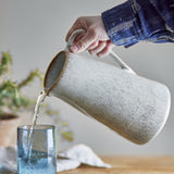 Fleur Speckled Stoneware Jug 1500ml - Grey