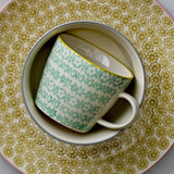 Carla Floral Stoneware Mugs 380ml Set of 4 - Multi