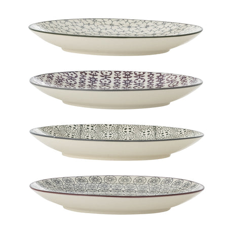 Karine Stoneware Side Plates Set of 4 - Multi