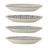Karine Stoneware Dinner Plates Set of 4 - Multi