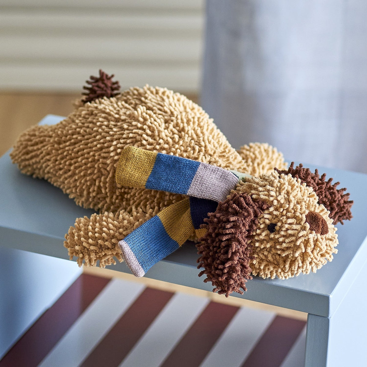 Charlie Striped Soft Toy - Beige