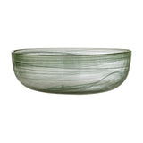 Amelie Glass Bowl 27cm - Green