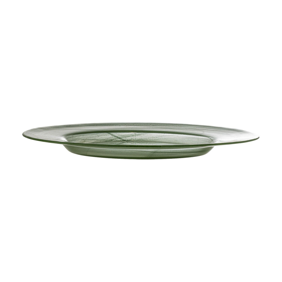Amelie Glass Dinner Plates Set of 4 - Green