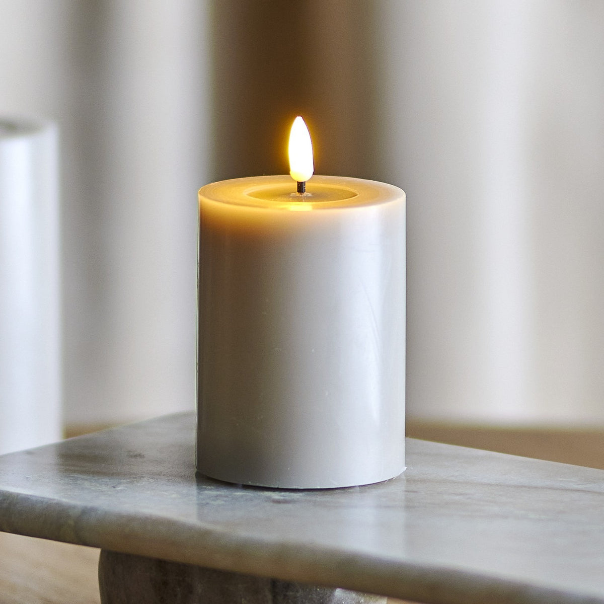 Ponza LED Candle - Grey