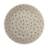 Chip Striped Stoneware Bowl 24cm - Pink