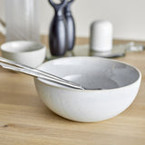 Addison Speckled Stoneware Bowl 22.5cm - White