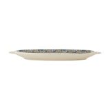 Hezha Stoneware Platter - Blue