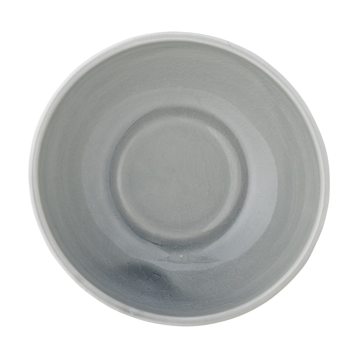 Paula Crackle Stoneware Bowl 16cm - Grey