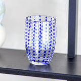 Brinley Dotted Tumblers Set of 4 - Clear