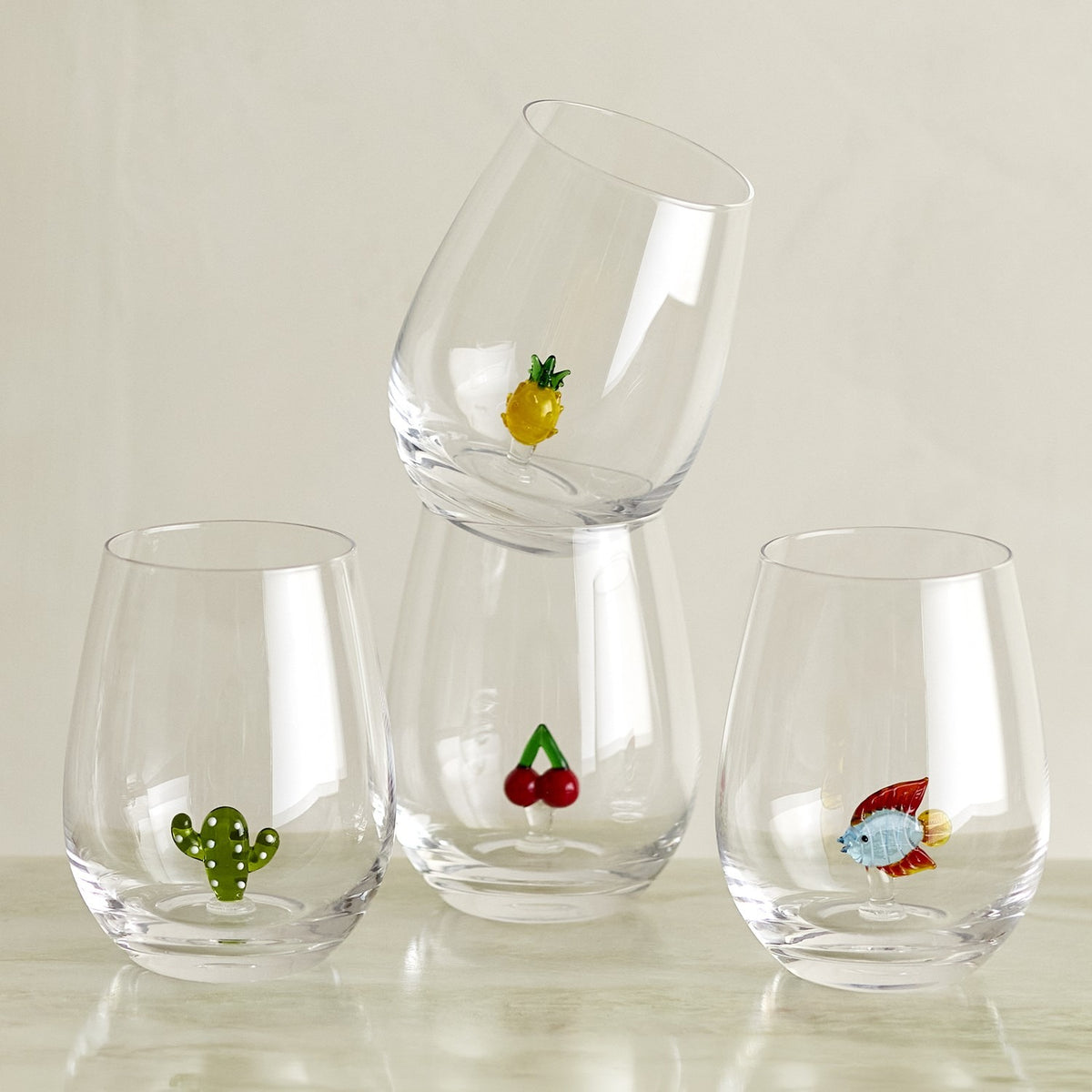 Misa Tumblers Set of 4 - Clear