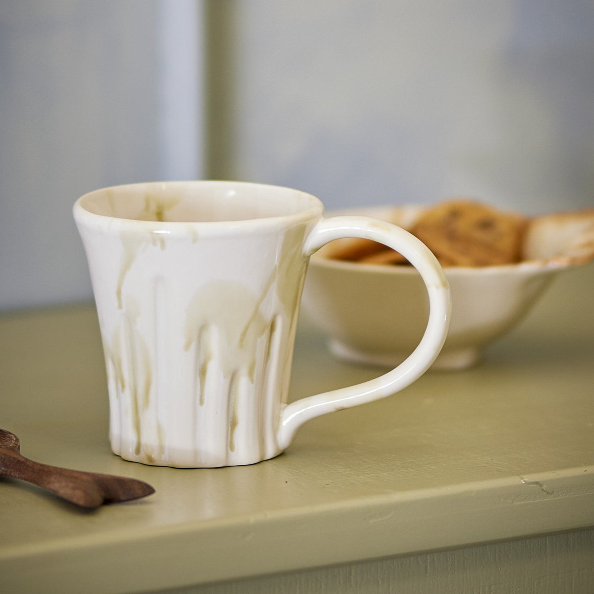 Joseph Green Stoneware Mugs 260ml Set of 4 - Multi