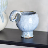 Avonlea Round Stoneware Cups 250ml Set of 4 - Blue