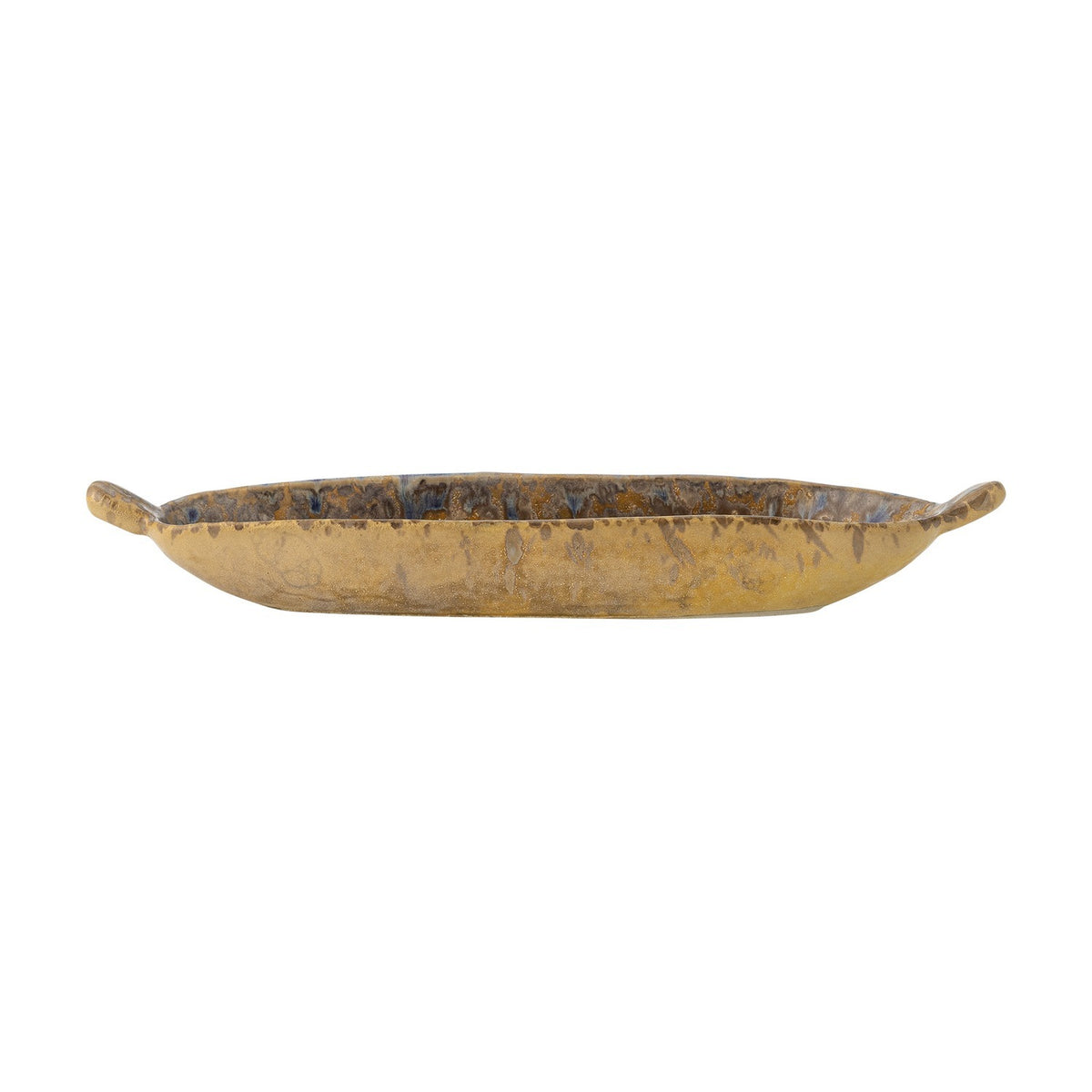 Milani Marbled Stoneware Platter - Brown
