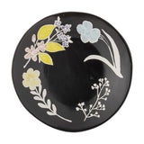 Amberly Floral Stoneware Platter 26x25cm - Black
