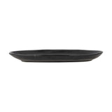 Amberly Floral Stoneware Platter 41x19.5cm - Black