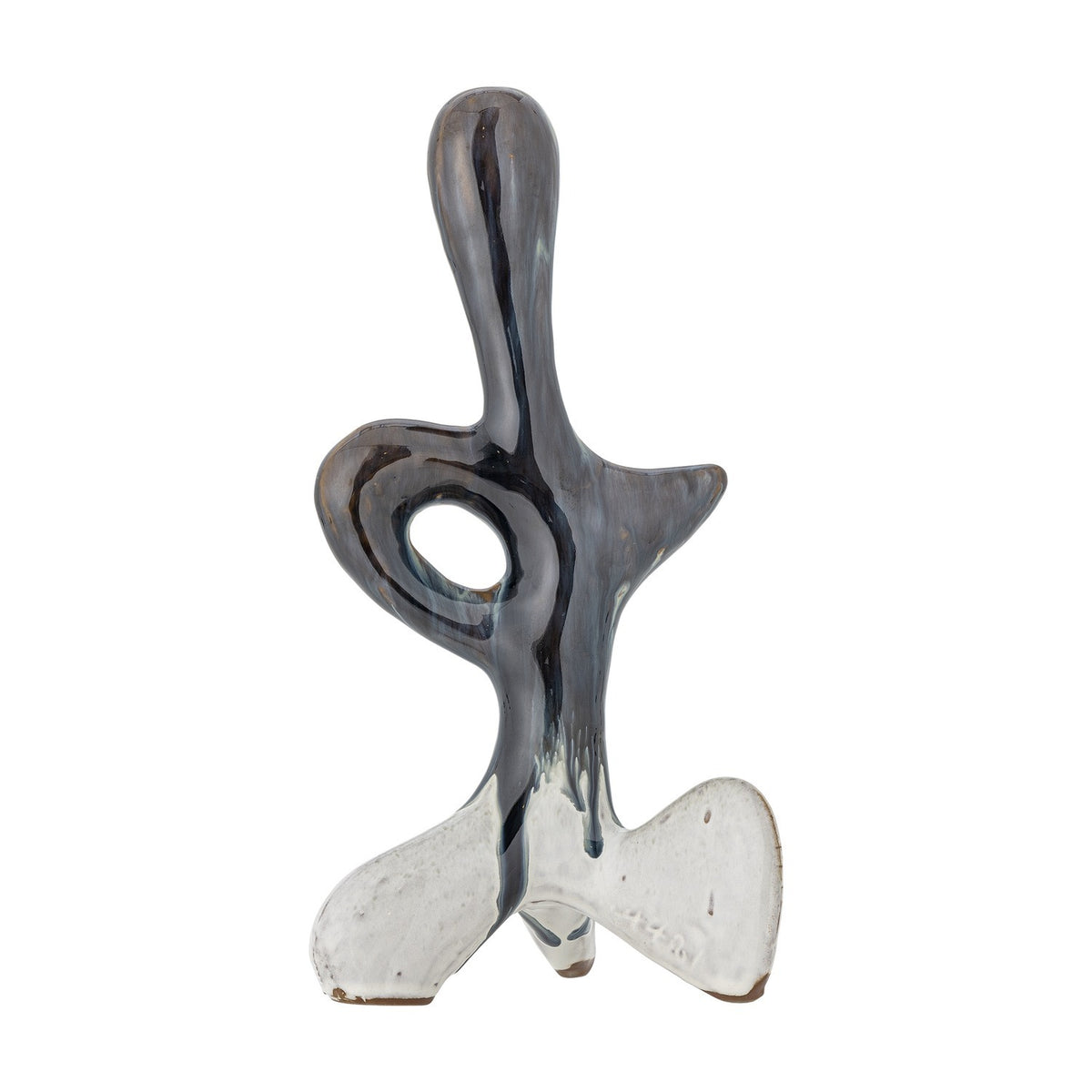 Harlan Stoneware Ornament - Blue
