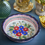 Florist Stoneware Bowl 26.5cm - Multi