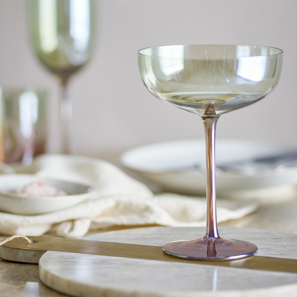 Aston Cocktail Glasses Set of 4 - Bronze