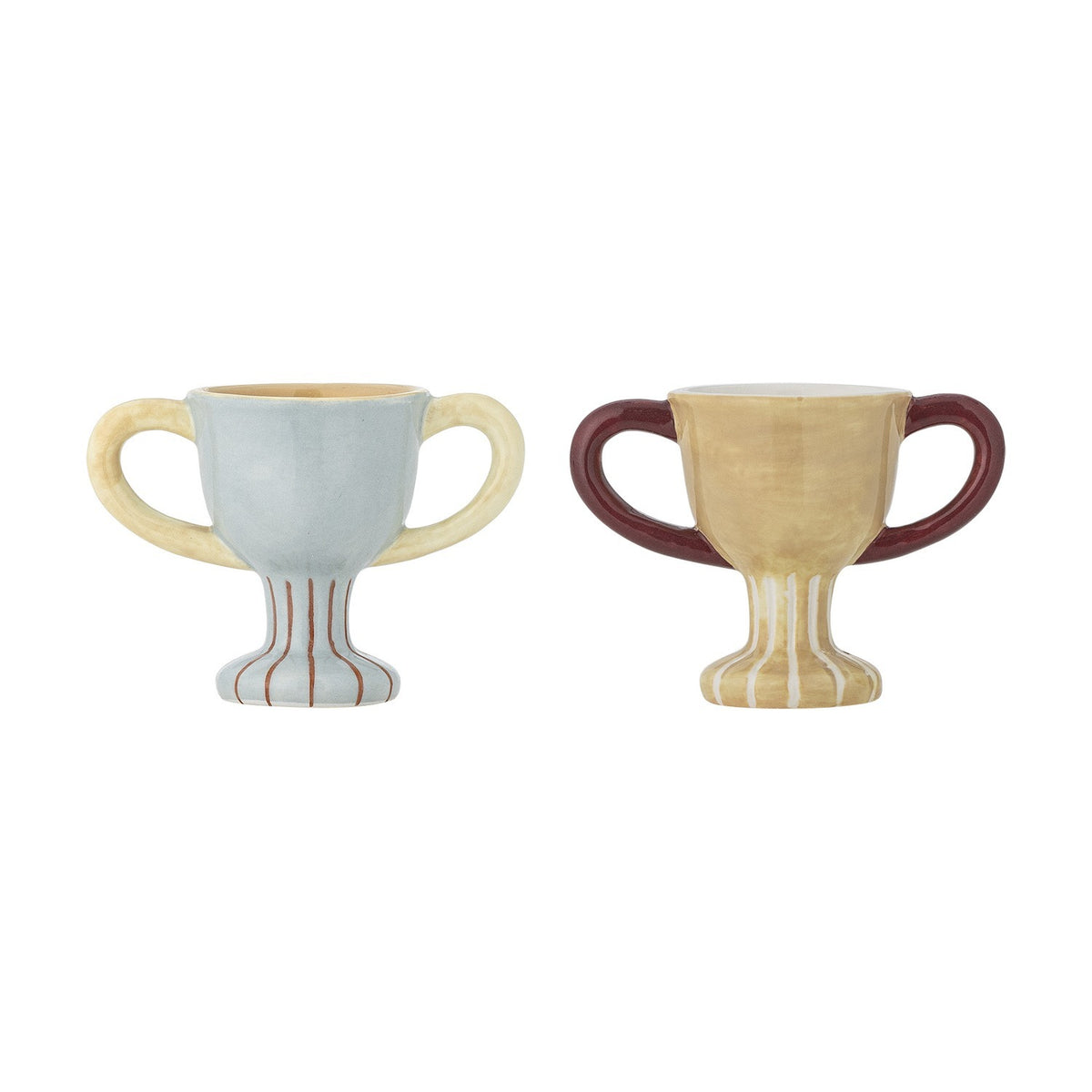 Trophy Stoneware Egg Cups Set of 2 - Multi