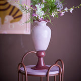 Frills Glass Vase 34cm - Pink