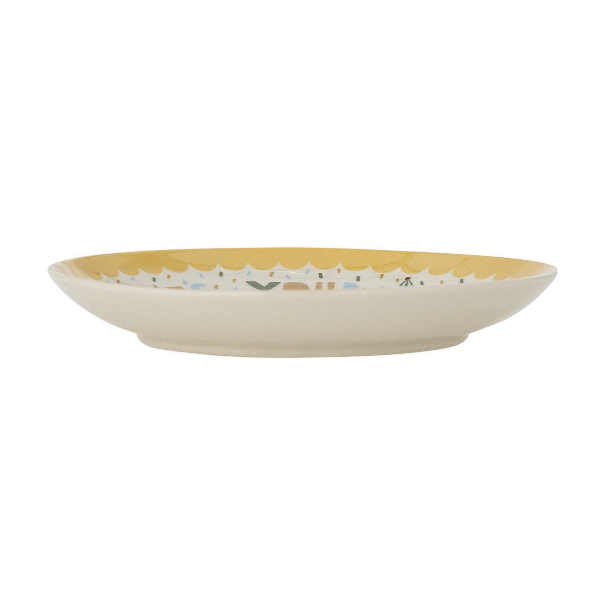 Celebrate Stoneware Plate - Yellow