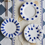 Linora Stoneware Side Plates Set of 3 - White