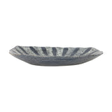 Ramie Stoneware Platter - Grey