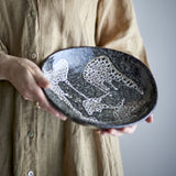 Sway Stoneware Bowl 24cm - Grey