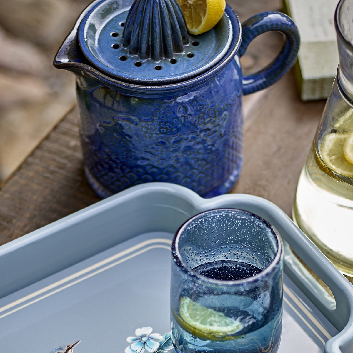 Liselu Stoneware Lemon Squeezer - Blue