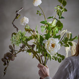 Rise Artificial Bouquet - White
