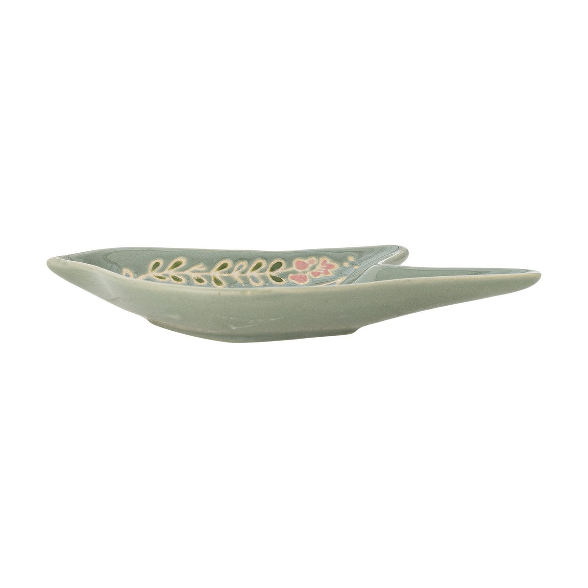 Rosalynde Bird Stoneware Platter - Green