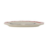Soline Dotted Stoneware Platter 23.5x14.5cm - Multi