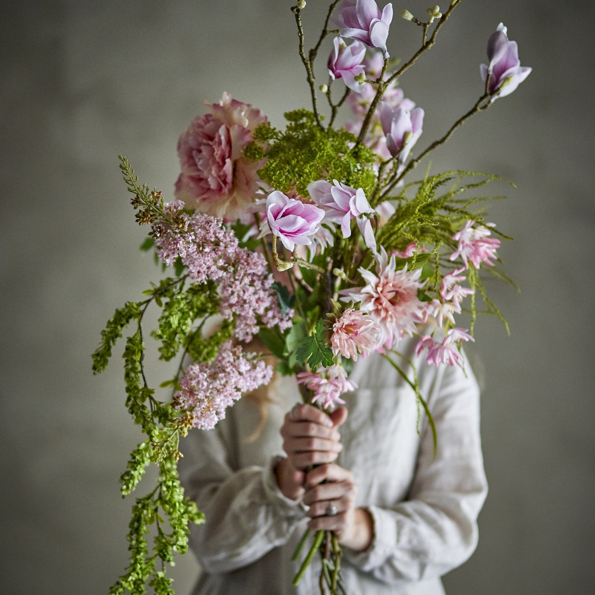 Breeze Artificial Bouquet - Pink