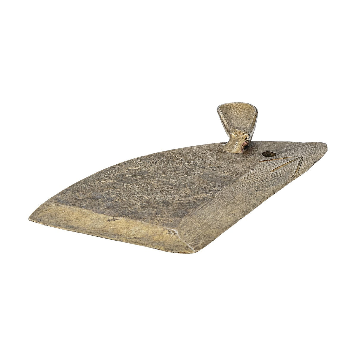 Jeremiah Mouse Iron Cheese Knives - Brass