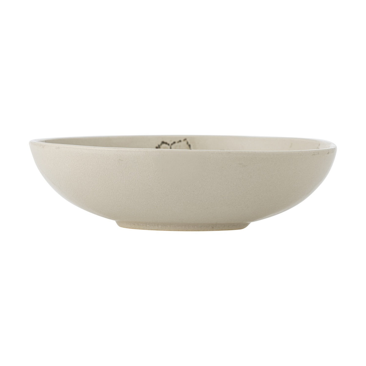Aubrin Crackle Stoneware Bowl 26cm - Cream