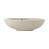 Aubrin Crackle Stoneware Bowl 26cm - Cream