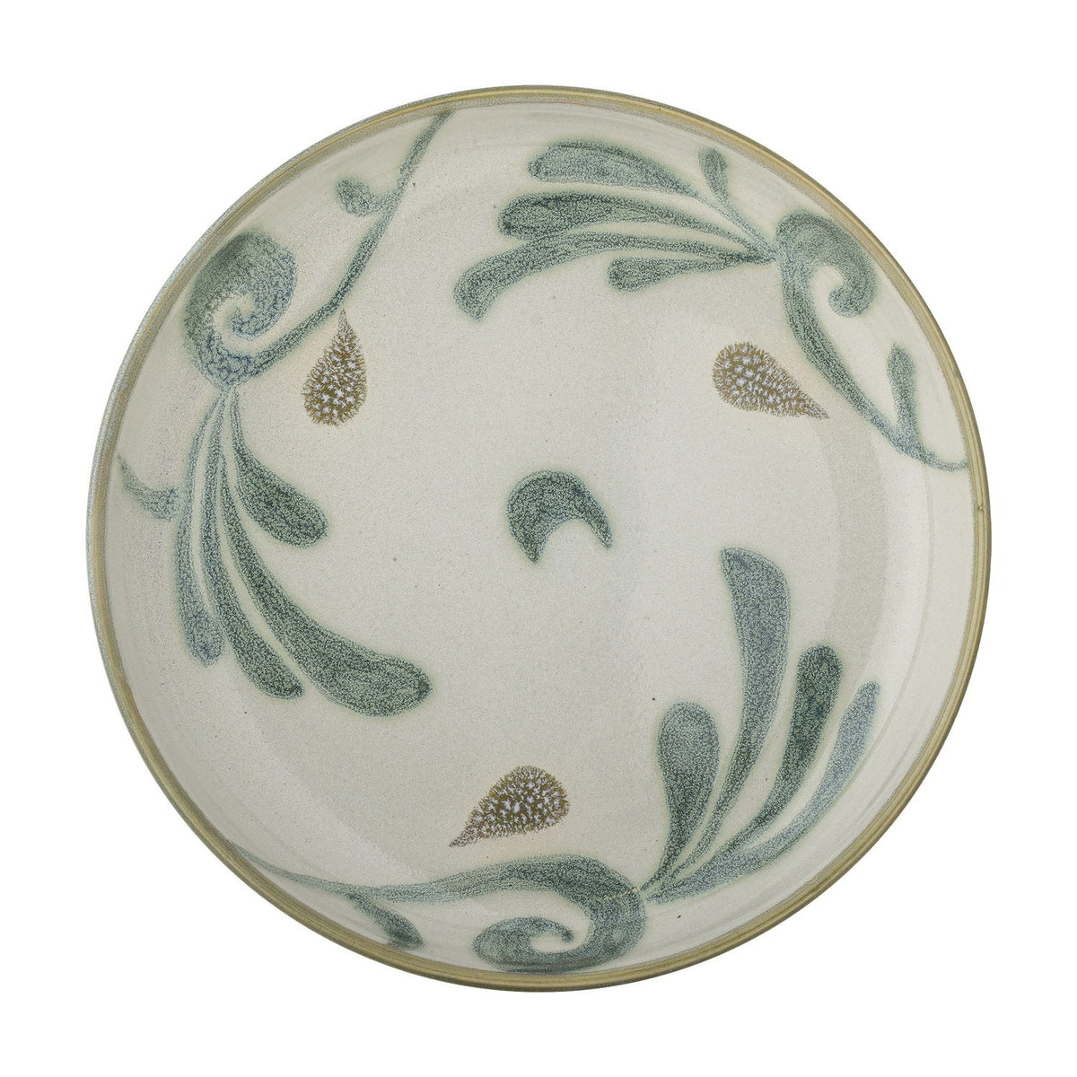 Bethany Leaf Stoneware Side Plates Set of 4 - Cream