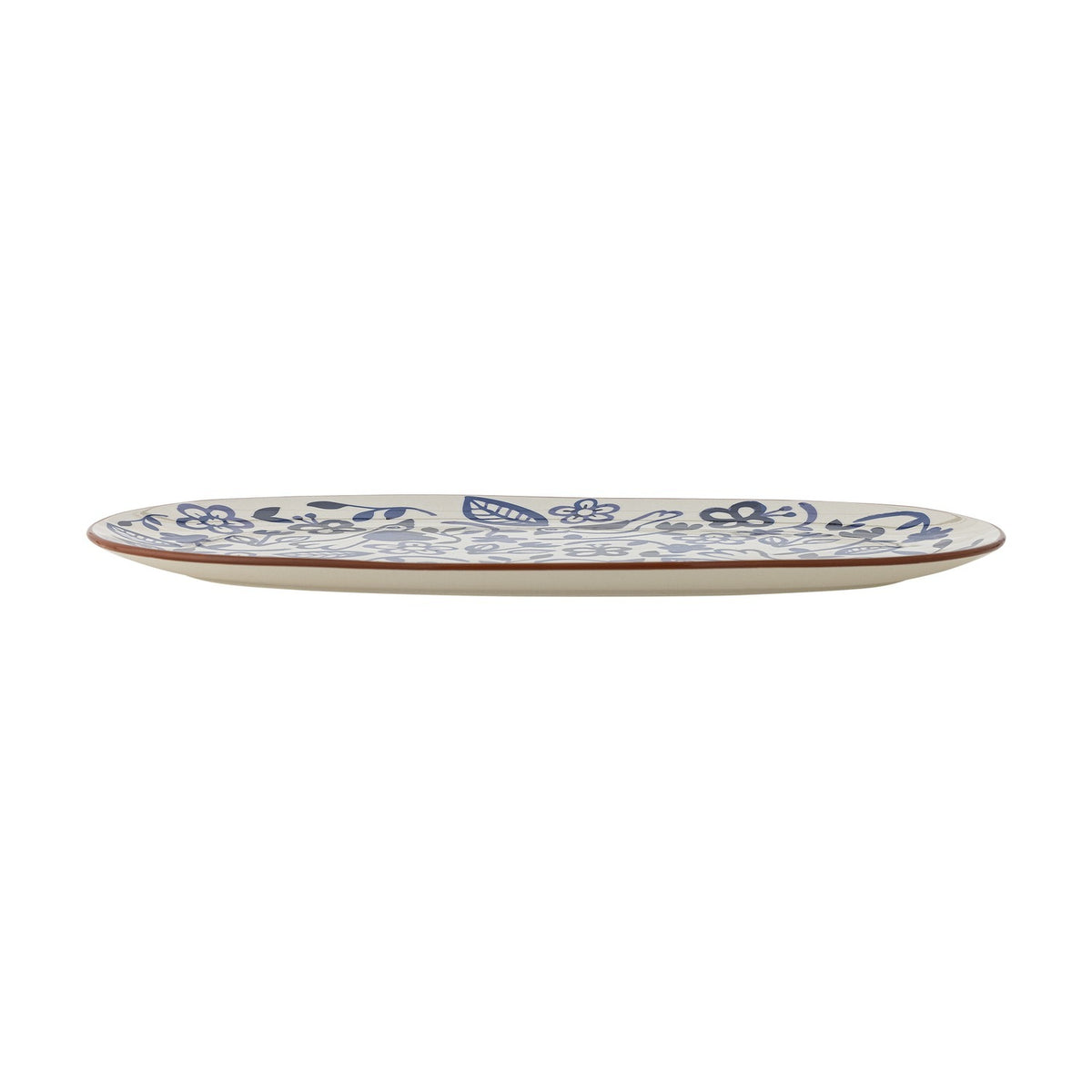 Figuria Oval Stoneware Platter - Blue