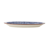 Karine Floral Stoneware Platter - Blue